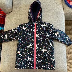 Unicorn Joules raincoat (size 4)